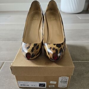 Christian Louboutin 120 Leopard heels